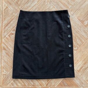 NWT J. McLaughlin Raven Suede Skirt
